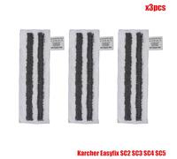 JUNPIY Panni in microfibra for mocio a vapore for EasyFix SC2 SC3 SC4 SC5 Parti for aspirapolvere portatile Testina spazzola Raschietto for vetro Accessori per pulitori a vapore(Set16)