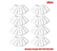 JUNPIY Panni in microfibra for mocio a vapore for EasyFix SC2 SC3 SC4 SC5 Parti for aspirapolvere portatile Testina spazzola Raschietto for vetro Accessori per pulitori a vapore(Set14)