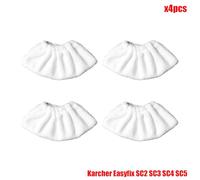 JUNPIY Panni in microfibra for mocio a vapore for EasyFix SC2 SC3 SC4 SC5 Parti for aspirapolvere portatile Testina spazzola Raschietto for vetro Accessori per pulitori a vapore(Set12)