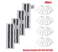 JUNPIY Panni lavabili for mocio, panno in microfibra for a vapore di ricambio for aspirapolvere portatile EasyFix SC2 SC3 SC4 SC5 Accessori per pulitori a vapore(Set9)