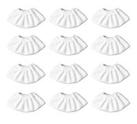 JUNPIY Panno for la pulizia del mocio a vapore, panno di copertura, stracci, accessori sostitutivi for EasyFix SC2 SC3 SC4 SC5, pezzi ricambio for pulitore for Accessori per pulitori a vapore(12pcs)