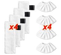 JUNPIY Panno for mocio a vapore for Easyfix SC2 SC3 SC4 SC5 Panni for a tascabili Cleaner for pavimenti in microfibra Accessori Accessori per pulitori a vapore(8pcs-01)