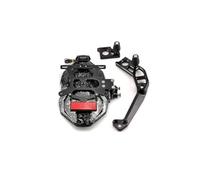 JUNPIY Parafango for Moto for TMAX560 for Tmax-560 2022-2023 Parafango Posteriore for Moto Parafango paraspruzzi Kit Telaio Targa Parafango Anteriore Parafango per Moto(Forged carbon2)
