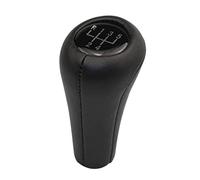 JUNPIY Pomello cambio manuale for auto 5/6 marce in pelle PU cambio manuale nero, for, E81 E82 E87 E46 E90 E91 E92 E60 E61 E63 E84 E83 E53 Pomello del cambio(BLACK 5 Speed)