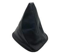 JUNPIY Pomello cambio manuale for styling auto, ghetta in pelle nera, copertura for collare cambio telaio, for, E34 1988-1995 Pomello del cambio