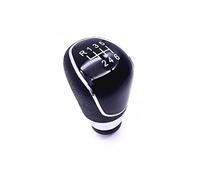 JUNPIY Pomello del cambio 5 6 Speed Pen MT Pomello del cambio for Mk2 for FL, for Focus, Mk3, for Fiesta, Mk7, for Mondeo, for Transit for Connect for Kuga Pomello del cambio(BLACK 6-speed Black)