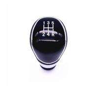 JUNPIY Pomello del cambio 5 6 Speed Pen MT Pomello del cambio for Mk2 for FL, for Focus, Mk3, for Fiesta, Mk7, for Mondeo, for Transit for Connect for Kuga Pomello del cambio(BLACK 5-speed Black)