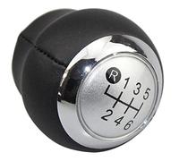 JUNPIY Pomello del cambio 5/6 velocità Leva del pomello del cambio, for Toyota, for Corolla, for RAV4, for Avensis for Yaris for Verso for Auris for Aygo Pomello del cambio(Silver 6speed)