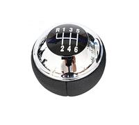 JUNPIY Pomello del cambio 5/6 velocità Pomello del cambio for auto Leva del cambio in pelle Penna a sfera, for, R50 1 D R52 R53 for S 3 for porte 2001-2008 Pomello del cambio(BLACK 6-speed Black)