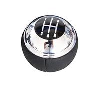 JUNPIY Pomello del cambio 5 Pomello del cambio a 6 velocità, for, R50 1 D R52 R53 for S 3 porte 2001-2008 Leva del cambio in pelle Penna a sfera a mano Pomello del cambio(BLACK 5-speed Black)