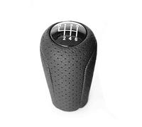 JUNPIY Pomello del cambio a 5/6 velocità, for Mazda, 3 BK BL 5 CR CW 6 II GH CX-7 ER MX-5 NC III MT Leva del cambio in pelle Braccio Stick Headball Pomello del cambio