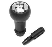 JUNPIY Pomello del cambio cromato a 5 velocità MT Pomello del cambio, for Peugeot, 106 206 306 406 806 107 207 307 301 Leva del cambio Leva del cambio Stick Headball Pen Pomello del cambio