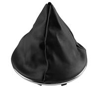 JUNPIY Pomello del cambio cromato Pomello del cambio Ghetta Custodia for copertura bagagliaio, for Fiat, 500 500C 2007 2008 2009 2010 2011 2012 2013 2014 2015 2016 2017 2018 Pomello del cambio(BLACK D