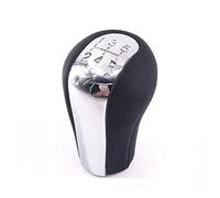 JUNPIY Pomello del cambio MT a 5 velocità in pelle PU cromata, for Toyota, for Corolla, for Verso, for RAV4, for Yaris 1992-2009 Leva del cambio for auto con testa a sfera Pomello del cambio