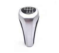 JUNPIY Pomello del cambio MT Pomello del cambio, for, E46 E53 E60 E61 E63 E65 E81 E82 E83 E87 E90 E91 E92 1 3 5 6 Serie X1 X3 X5 Penna a sfera Argento opaco Pomello del cambio(BLACK 6 Speed)
