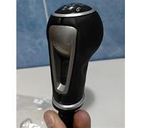 JUNPIY Pomello del cambio Pomello del cambio Ghetta Copri bagagliaio Leva Stick, for Seat, for Leon II for Toledo III for Altea XL 2005-2009 2010 2011 2012 Pomello del cambio(BLACK 6 Speed Gear)