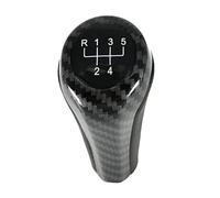 JUNPIY Pomello del cambio Pomello del cambio MT in fibra di carbonio, for, E46 E53 E60 E61 E63 E65 E81 E82 E83 E87 E90 E91 E92 X1 X3 X5 1 3 5 6 Serie Pen Arm Pomello del cambio(BLACK Carbon 5speed)