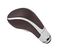 JUNPIY Pomello leva cambio automatico in pelle PU, for Opel, Vauxhall, Insignia, Buick, for parti interne Regal Pomello del cambio(Schwarz)