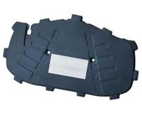 JUNPIY Rivestimento isolante in cotone termico insonorizzante for cofano motore auto, for, A3 S3 RS3 8V Sportback 2013-2020 Isolamento Acustico Del Cappuccio In cotone(BLACK Style 1)