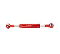 JUNPIY Servo sterzo for auto RC, lunghezza regolabile, leva dello sterzo, giocattoli telecomandati for cingolati RC, for SCX10 TRX4 Collegamento del braccio di controllo della sospensione(80-85mm Red)