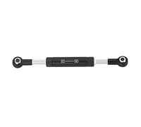 JUNPIY Servo sterzo for auto RC, lunghezza regolabile, leva dello sterzo, giocattoli telecomandati for cingolati RC, for SCX10 TRX4 Collegamento del braccio di controllo della sospensione(85-90mm Blac