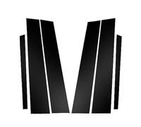 JUNPIY Set adesivi for montanti for auto, for, C200K C180K C300 C260 C230 2008-2014 Copertura for finestrino Copertura per finestrini auto