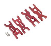 JUNPIY Set di bracci di sospensione anteriori e posteriori in metallo da 4 pezzi, for Losi, for parti di aggiornamento for auto for camion RC 1/18 Mini-T 2.0 2WD Stadium Collegamento del braccio di co