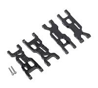 JUNPIY Set di bracci di sospensione anteriori e posteriori in metallo da 4 pezzi, for Losi, for parti di aggiornamento for auto for camion RC 1/18 Mini-T 2.0 2WD Stadium Collegamento del braccio di co