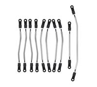 JUNPIY Set di collegamenti di sospensione for telaio in metallo, collegamenti dello sterzo, for cingoli RC 1/10, for Axial Wraith 90045 90056 90018 90020 90031 Collegamento del braccio di controllo de