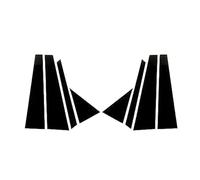 JUNPIY Set di montanti for finestre, adesivi for finiture delle porte, coperture decorative, for Hyundai, Tucson TL 2016 2017 2018 2019 2020 2021 Copertura per finestrini auto