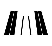 JUNPIY Set di montanti for finestre, adesivi for finiture delle porte, coperture decorative, for Kia, Sportage 2017 2018 2019 2020 2021 2022 Copertura per finestrini auto