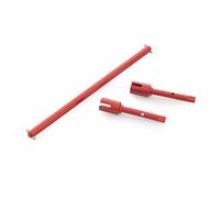 JUNPIY Set sterzo in lega di alluminio albero motore osso di cane giunto elica verticale, for Tamiya, for telaio TT02 1/10 RC su auto da strada Collegamento del braccio di controllo della sospensione(