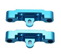 JUNPIY Supporto for braccio sospensione inferiore in metallo 2 pezzi, for Tamiya, for TT02 TT-02 1/10 RC Car Collegamento del braccio di controllo della sospensione