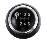 JUNPIY Testa del pomello del cambio con leva del cambio a 5/6 velocità, for Toyota, for Corolla, for Verso for Auris for Yaris, for RAV4, 2007-2013 Pomello del cambio(BLACK 6 Speed)