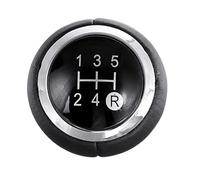 JUNPIY Testa del pomello del cambio con leva del cambio a 5/6 velocità, for Toyota, for Corolla, for Verso for Auris for Yaris, for RAV4, 2007-2013 Pomello del cambio(BLACK 5 Speed)