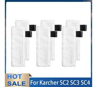 JUNPIY Testine di ricambio for mocio Panno Easyfix SC2 SC3 SC4 SC5 Stracci Copertura in microfibra for Accessori for pulitori a vapore Parti Accessori per pulitori a vapore(6PCS)