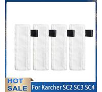 JUNPIY Testine di ricambio for mocio Panno Easyfix SC2 SC3 SC4 SC5 Stracci Copertura in microfibra for Accessori for pulitori a vapore Parti Accessori per pulitori a vapore(4PCS)