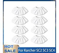 JUNPIY Testine di ricambio for mocio Panno for Easyfix SC2 SC3 SC4 SC5 Stracci Copertura in microfibra for Accessori for pulitori a vapore Pezzi Accessori per pulitori a vapore(8pcs)