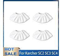 JUNPIY Testine di ricambio for mocio Panno for Easyfix SC2 SC3 SC4 SC5 Stracci Copertura in microfibra for Accessori for pulitori a vapore Pezzi Accessori per pulitori a vapore(4pcs)