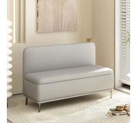 Junpllvic Panca contenitore moderna imbottita per camera da letto, panche portascarpe, scarpiera multifunzionale per portico e corridoio, panca lunga per soggiorno, decorazione per interni.