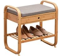 Junpllvic Panca portascarpe, portaoggetti per ingresso, portaoggetti per ingresso, arco creativo per la casa, sgabello per il cambio (dimensioni: 56 * 34 * 55 cm)