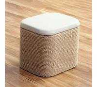 Junpllvic Pouf contenitore con seduta imbottita, sgabello pieghevole con coperchio, poggiapiedi ideale per ingresso, soggiorno, cucina, camera da letto, corridoio, versatile elemento d'arredo