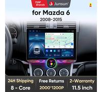 Junsun 11.5 "QLED 2K Autoradio Android 13 Wireless CarPlay Auto Per Mazda 6 Rui GH 2008-2016 Sistemi Intelligenti auto radio V1C 2-32 WIFI
