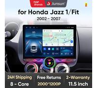 Junsun 11.5 "QLED 2K Autoradio PerHonda Fit Jazz 2002-2007 Unità principale Wireless Carplay per Apple Android Auto Multimedia GPS WiFi