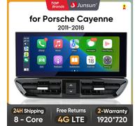 Junsun 12.3 pollici Wireless CarPlay Andorid Auto Car Radio Per Porsche Cayenne 2010 2011 2012 2013-2017 Auto Sistemi Intelligenti