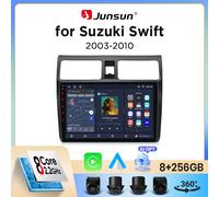 Junsun 360 telecamera Android 13 lettore multimediale per auto per Suzuki Swift 2003-2010 navigazione GPS AutoRadio stereo DSP BT SWC DVR Cam
