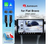 Junsun 360 ° Telecamera panoramica Autoradio per Fiat Bravo 2007 -2012 Schermo CarPlay wireless Android Auto Stereo GPS Navi RDS 4G LTE