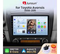 Junsun 4G CarPlay Radio Android per Toyota Avensis T27 2008 2009 2010 2011 - 2015 GPS auto sistemi intelligenti Smart Autoradio V1 C (2GB 32GB) A