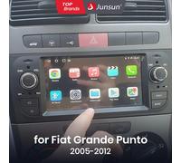 Junsun 6.2 "Android 13 Wireless CarPlay Android Auto Autoradio Per Fiat Grande Punto 2005-2012 RDS 4G WiFi GPS Accessori Auto