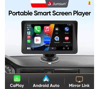 Junsun Wireless CarPlay Android Auto Car Radio per Toyota Yaris 2012 2013 20014 2015-2017 RDS GPS 4G V1 (1GB 32GB)A